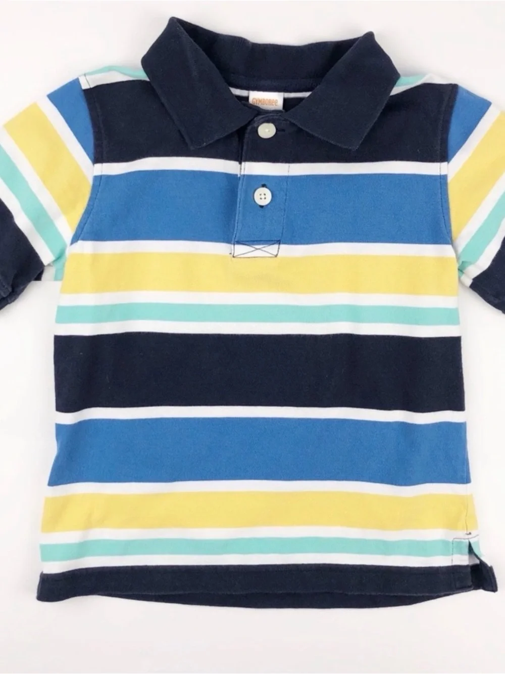 Gymboree Short Sleeve Polo Shirt & Jean Shorts Outfit Size 4:5